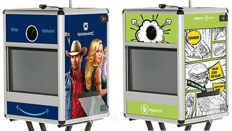 Fotobox Firmenevent Folierung Branding