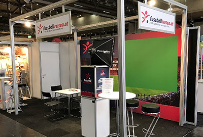 Fotobox Messestand Fussballreisen